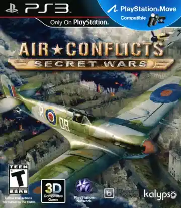 Air Conflicts - Secret Wars (USA) box cover front